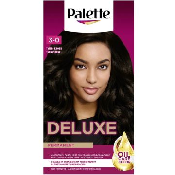 Palette Deluxe 3-0 Dark Brown Крем Боя Тъмно Кестеняво Schwarzkopf