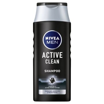 Nivea Men Active Clean Шампоан за мъже с активен въглен 400 мл