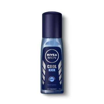 Nivea Cool Kick Дезодорант спрей-помпа против изпотяване за мъже 75 мл
