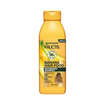 Garnier Fructis Banana Hair Food Подхранващ шампоан за суха коса с банан 350 мл