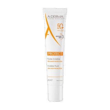 A-Derma Protect Слънцезащитен невидим флуид SPF50+ 40 мл