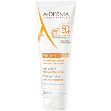 A-Derma Protect Слънцезащитно мляко за деца SPF50+ 250 мл