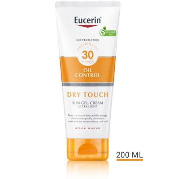 Eucerin Sun Oil Control Слънцезащитен гел-крем за тяло SPF30 200 мл