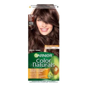 Garnier Color Naturals Трайна боя за коса, 5.12 Glacial Brown