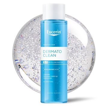 Eucerin DermatoClean Hyaluron Мицеларна почистваща вода 3в1 за всеки тип кожа 200 мл