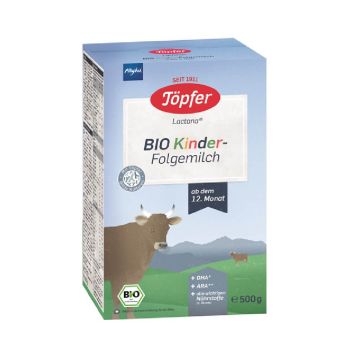 Lactana Bio KINDER Сухо мляко с 4 вида бифидобактерии 12M+ 500 гр Topfer