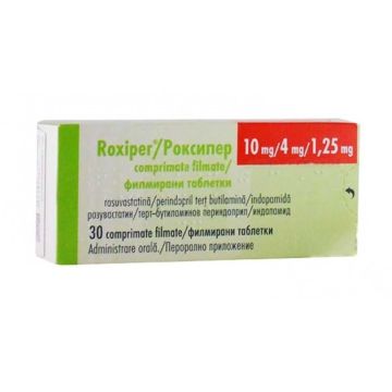 Роксипер 10 мг/4 мг/2,5 мг х 30 таблетки KRKA