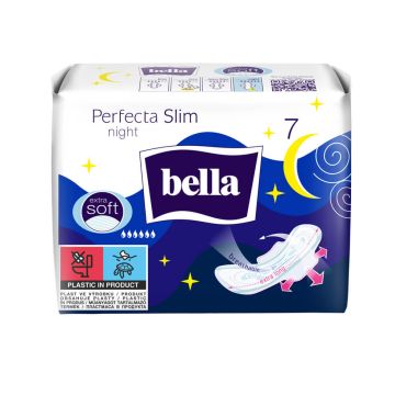 Bella Perfecta Ultra Night Extra Soft Нощни превръзки с крилца х 7 бр