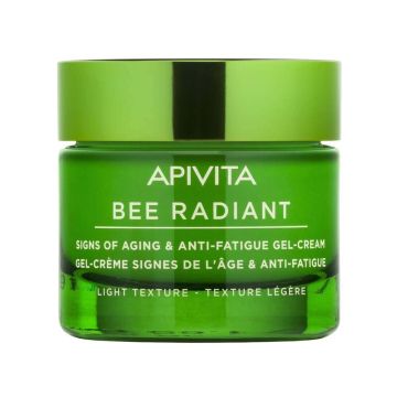 Apivita Bee Radiant Озаряващ гел-крем за лице за всеки тип кожа с лека текстура 50 мл