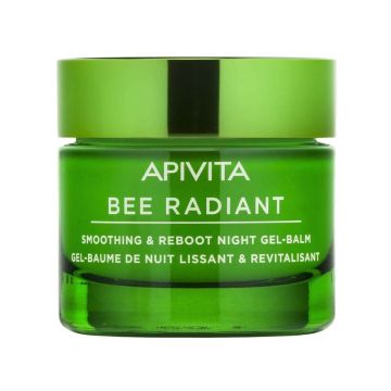 Apivita Bee Radiant Изглаждащ и детоксикиращ нощен гел-балсам 50 мл