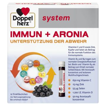 Doppelherz System Immun + Aronia за силен имунитет 10 флакона