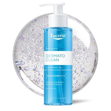 Eucerin DermatoClean Hyaluron Почистващ гел за лице 200 мл