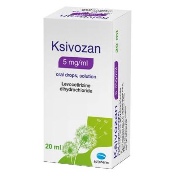 Ксивозан капки с противоалергично действие 5 мг/ мл 20 мл Adipharm