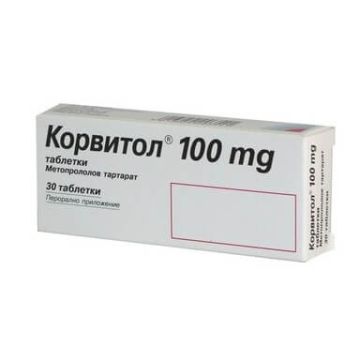 Корвитол 100 мг х 30 таблетки Berlin Chemie