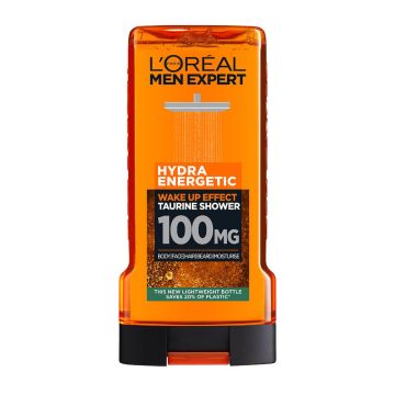 L’Oreal Men Expert Hydra Energetic Енергизиращ мъжки душ-гел с дървесен аромат 300 мл