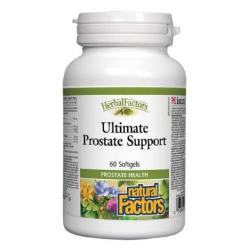 Natural Factors Ultimate Prostate Support Комплексна грижа за простата 410 mg x 60 софтгел капсули
