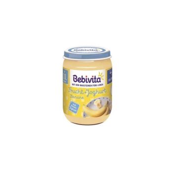 Bebivita пюре йогурт банан 10М+ 190 гр