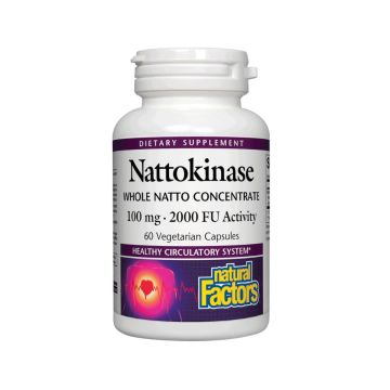  Natural Factors Nattokinase Натокиназа 100 мг х 60 капсули