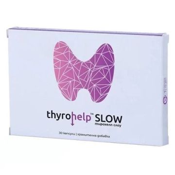 Thyrohelp Slow При свръхактивна щитовидна жлеза х30 капсули Naturpharma