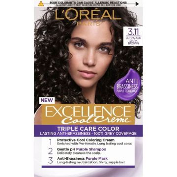 L’Oreal Excellence Cool Creme Боя за коса 3.11 Ultra Ash Dark Brown