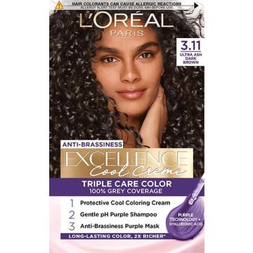 L’Oreal Excellence Cool Creme Боя за коса 3.11 Ultra Ash Dark Brown