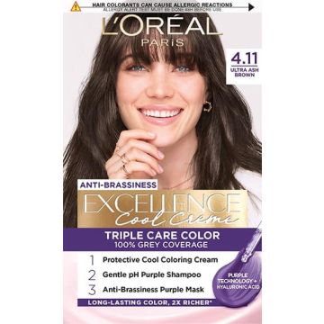 L’Oreal Excellence Cool Creme Боя за коса 4.11 Ultra Ash Brown