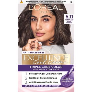 L’Oreal Excellence Cool Creme Боя за коса 5.11 Ultra Ash Light Brown