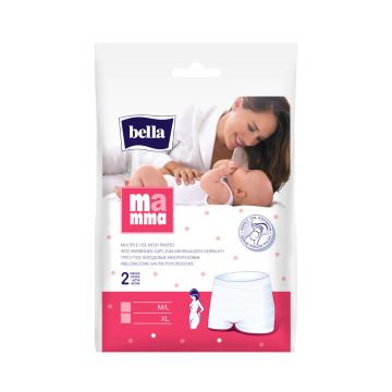  Bella Mamma Еластични гащи за родилки за многократна употреба M/L х 2 бр