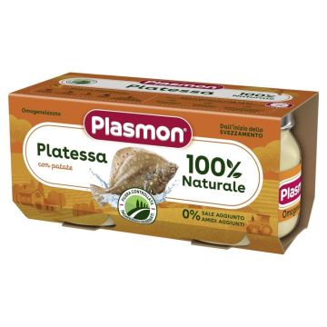 Plasmon Рибно меню камбала с картофи за деца 6М+ 80 гр 2 бр