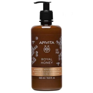 Apivita Royal Honey Хидратиращ и релаксиращ душ-гел с мед и етерични масла 500 мл