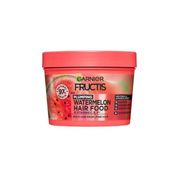 Garnier Fructis Watermelon Hair Food Уплътняваща маска за тънка и фина коса с диня 390 мл