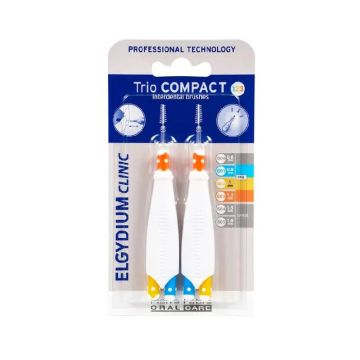 Elgydium Clinic Trio Compact Интердентални четки микс за тесни пространства Комплект