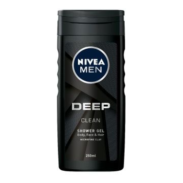 Nivea Men Deep Clean Душ гел за мъже с глина 250 мл