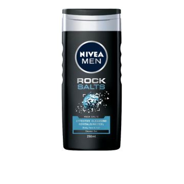 Nivea Men Rock Salts Душ-гел за мъже с каменна сол 250 мл
