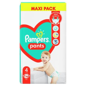 Пелени-гащички Pampers Pants Размер S4 Maxi 48 бр Procter & Gamble