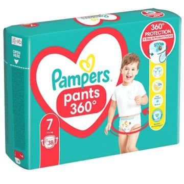 Пелени - гащички Pampers Pants Размер 7 38 бр Procter & Gamble