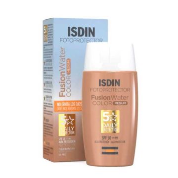 ISDIN Fotoprotector Fusion Water Слънцезащитен тониран флуид за лице SPF50 50 мл Medium