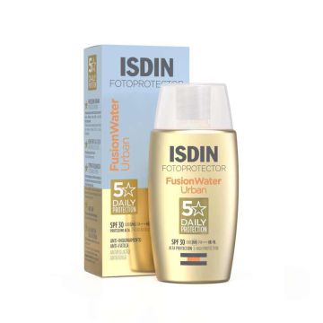 ISDIN Fotoprotector Fusion Water Urban Слънцезащитен флуид за предпазване на кожата е градска среда SPF30 50 мл