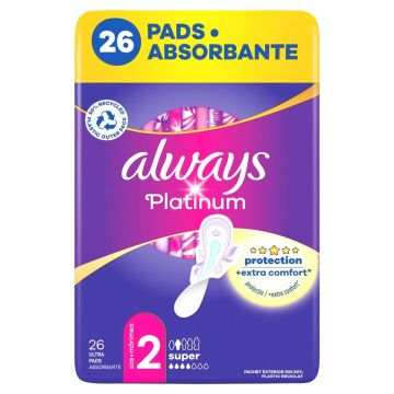 Always Platinum Super Дамски превръзки 26 бр Procter & Gamble
