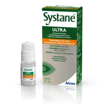 Systane Ultra MDPF Овлажняващи капки за очи без консерванти 10 мл Alcon