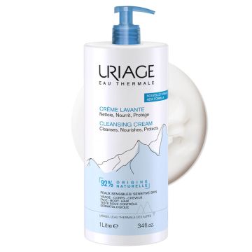  Uriage Creme Lavante Измиващ крем за лице, тяло и коса 1000 мл