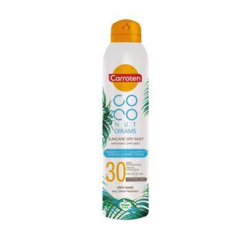 Carroten Coconut Dreams Слънцезащитен сух спрей мист SPF30 200 мл