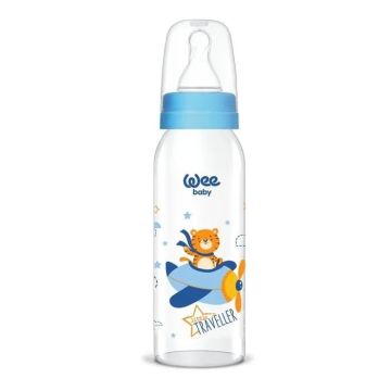 WEE BABY Термоустойчиво шише от олекотено стъкло №1 125 мл