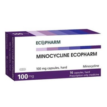 Миноциклин 100 мг х 16 капсули Ecopharm