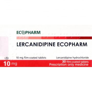 Лерканидипин 10 мг х 30 таблетки Ecopharm