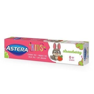 Astera Kids Strawberry  Паста за зъби 0+ 50 мл