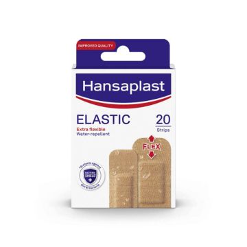 Hansaplast Elastic Еластични текстилни пластири х 20 броя