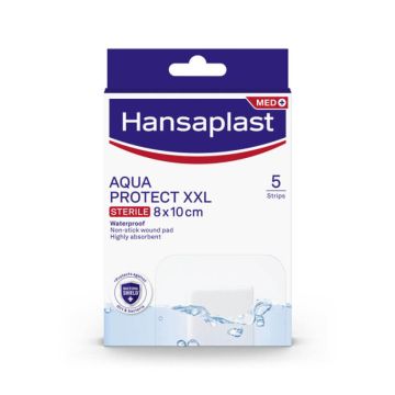 Hansaplast Aqua Protect 100% Водоустойчиви пластири XXL x 5 броя