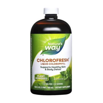 Nature’s Way Chlorofresh Liquid Chlorophyll Течен Хлорофил с ментов вкус 480 мл 