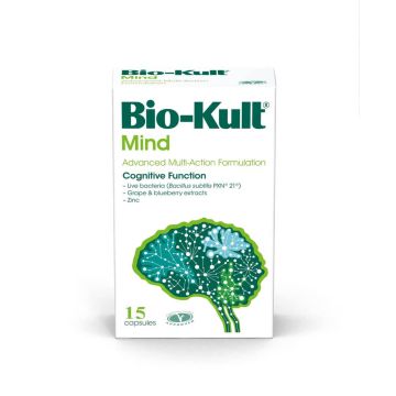 Bio-Kult Mind Широкоспектърна формула в помощ на храносмилателната система и когнитивните функции х 15 капсули